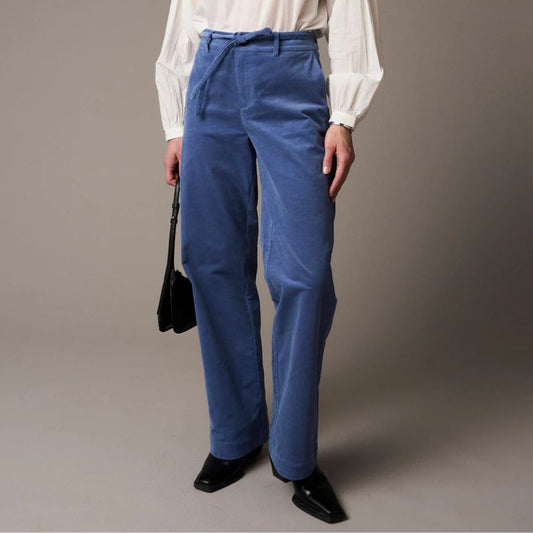 Pieszak Melanie Cord Trousers - Blue Mist