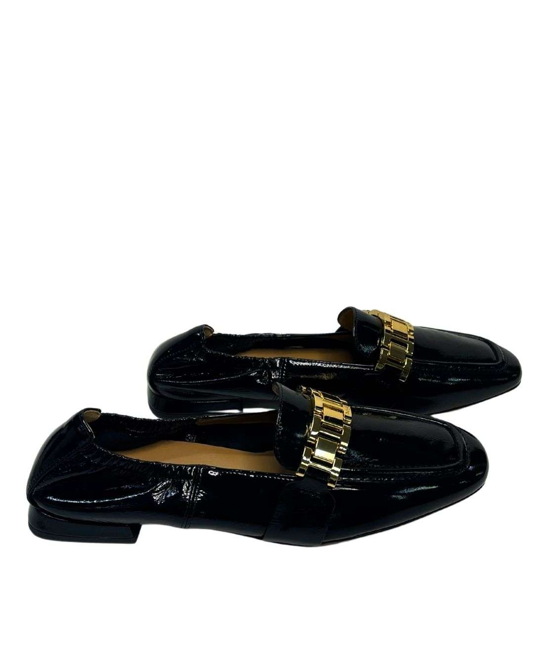 Hogl 9100956 Black Flat Loafer