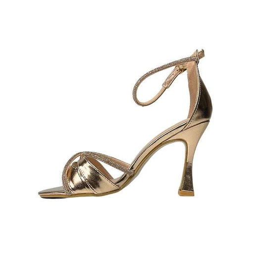 H8-717 Jade Champagne Heels