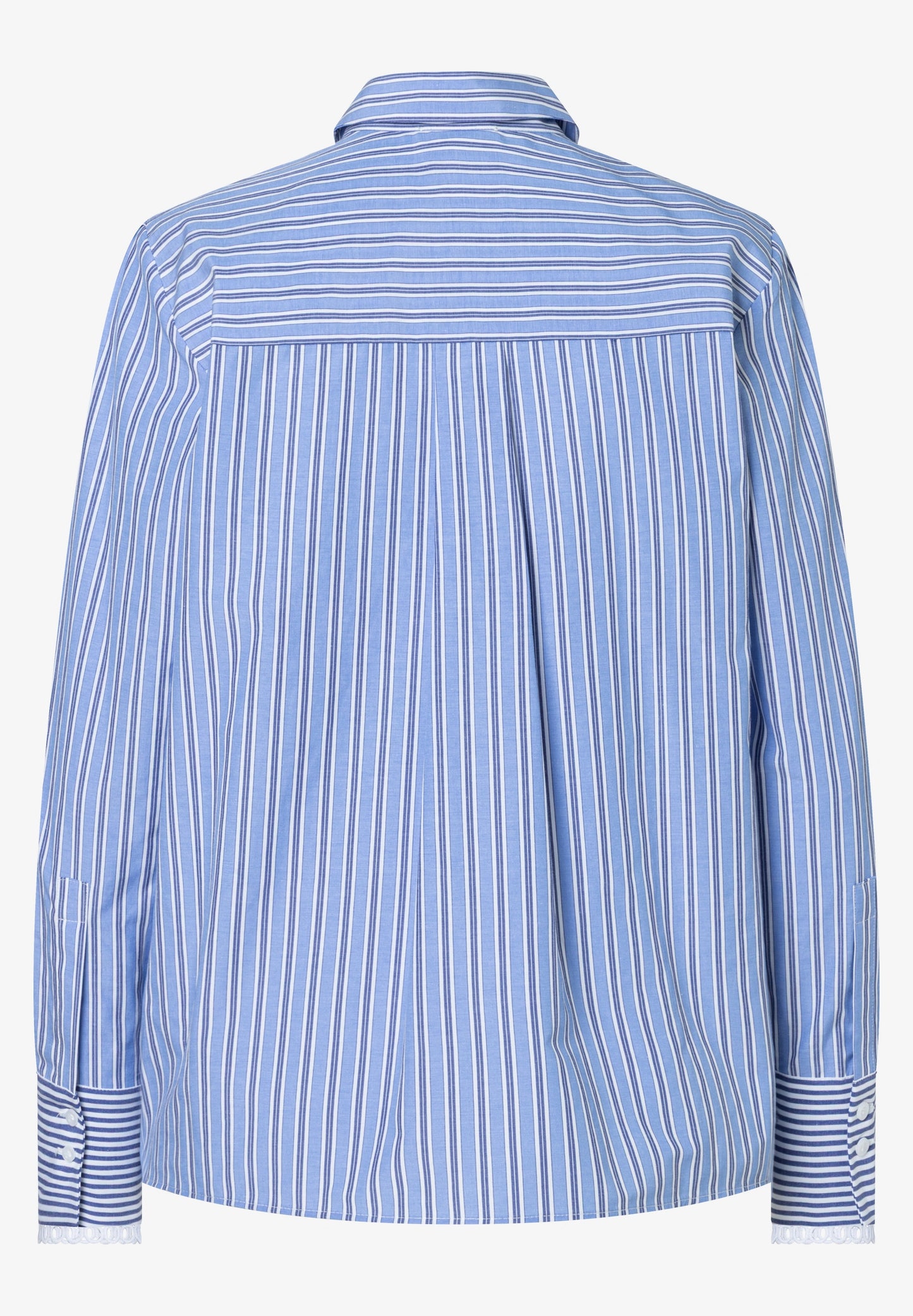More & More Striped Blue Blouse 3373