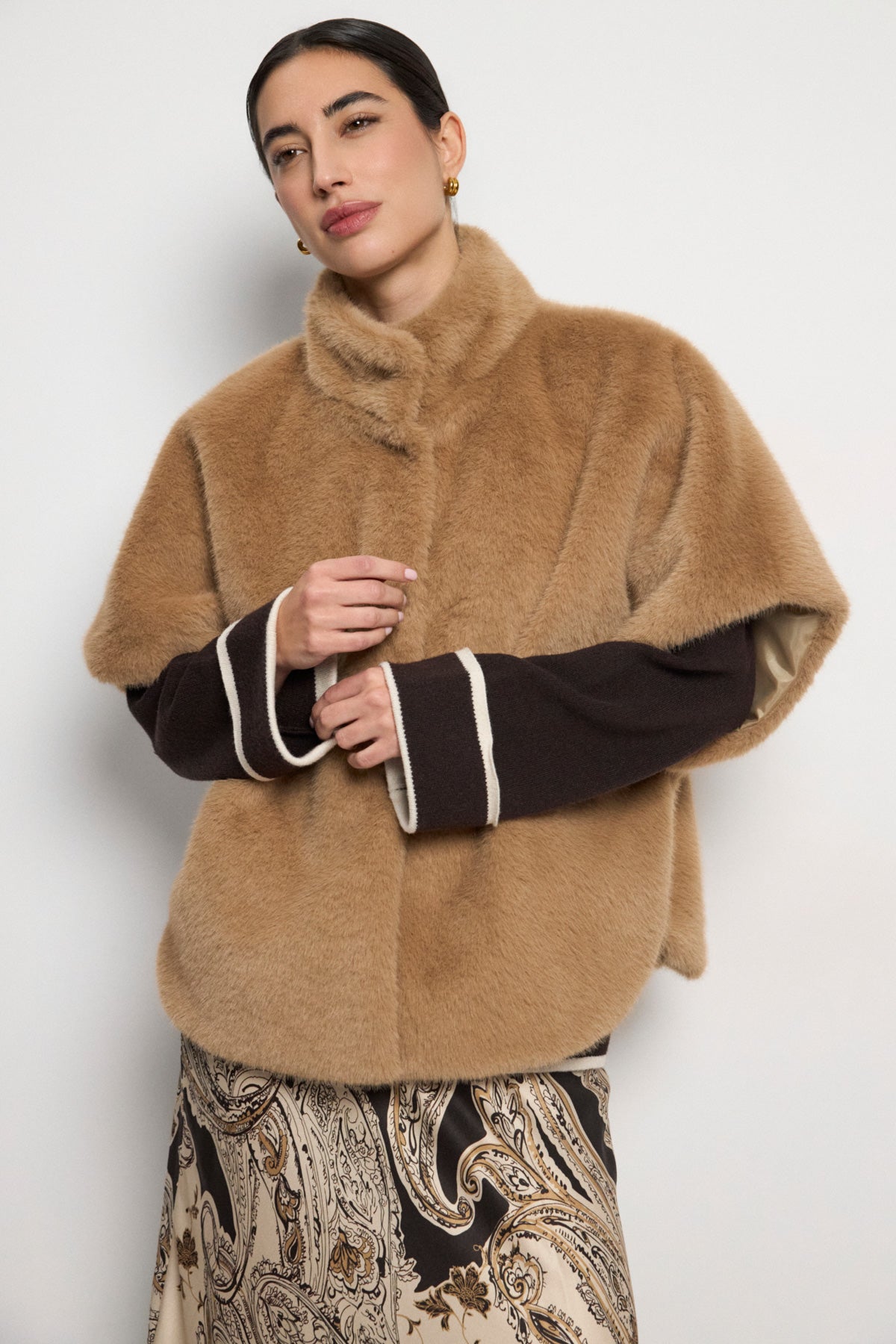 Bariloche Aris Camel Cape Coat
