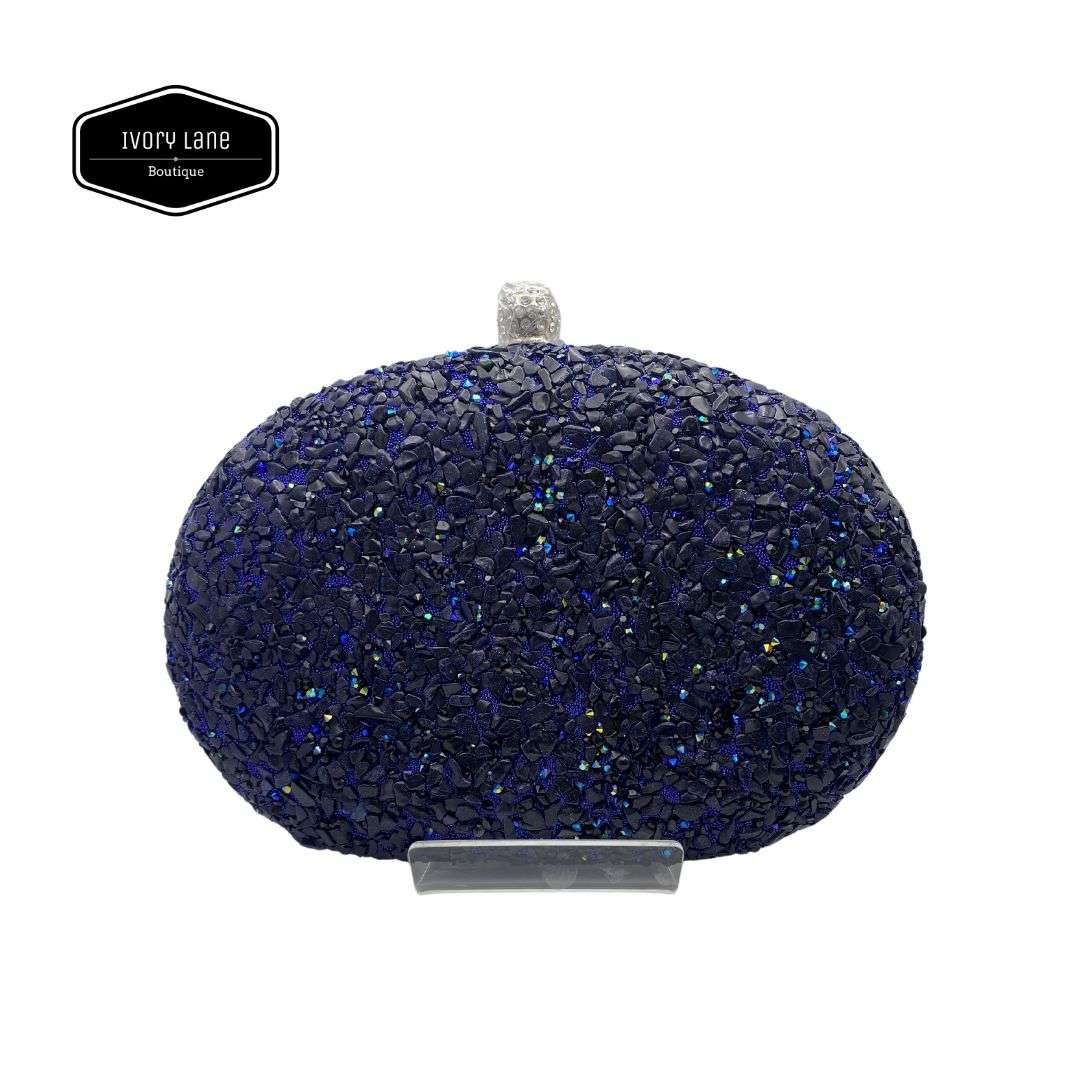 Lyra Clutch in Navy