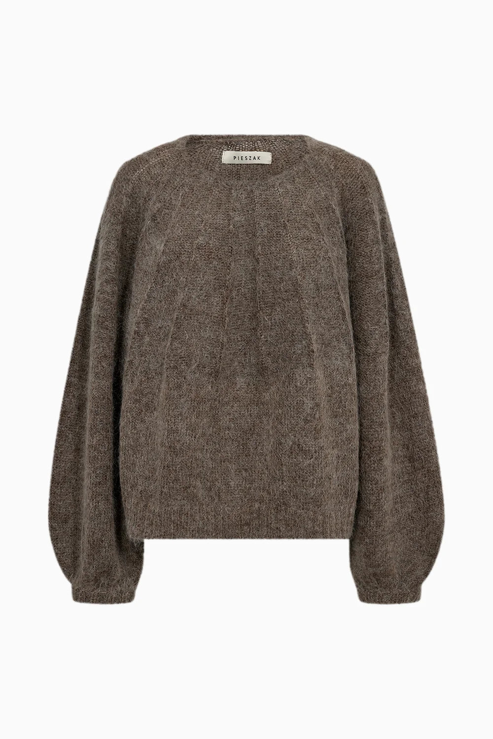 Pieszak Maddie LS Knit - Black Coffee Melange