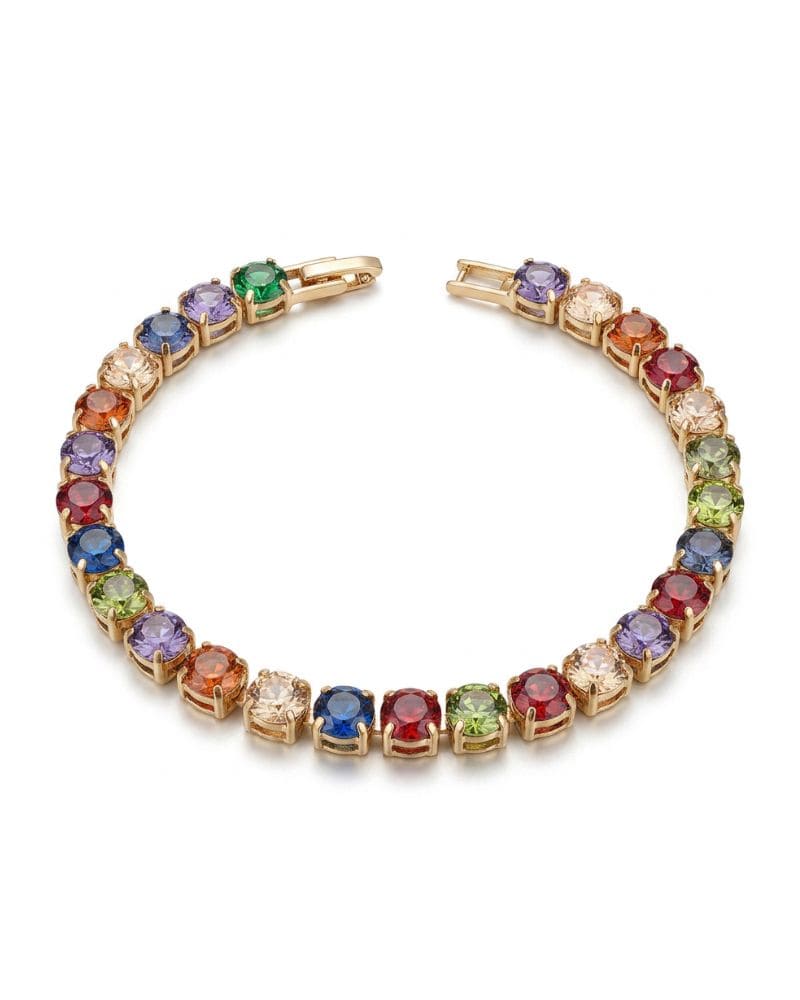 Mia Tennis Bracelet Multi Coloured