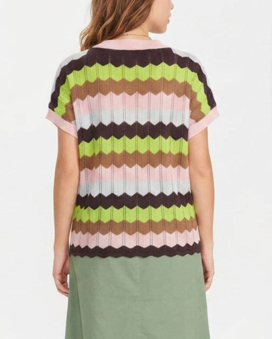 Numph - NUSERENA CAPSLEEVE PULLOVER - Pink Lady