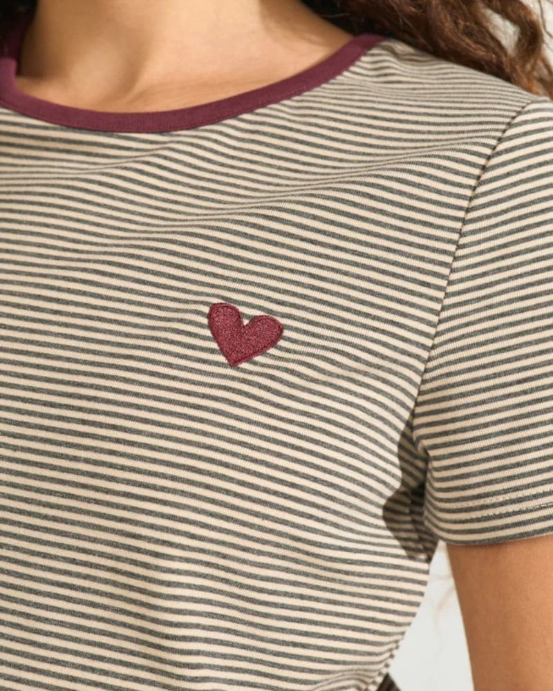 Numph NUALEXA T-Shirt - Silver Mink