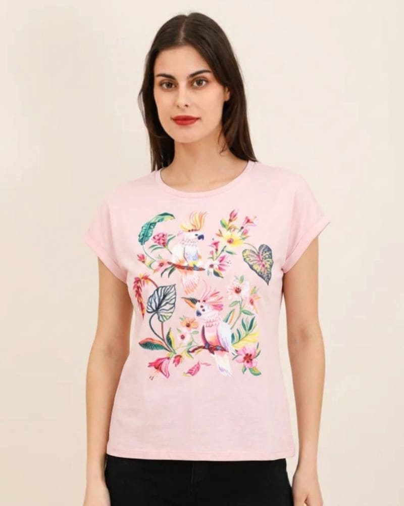 Becca Parrot T-Shirt Pink