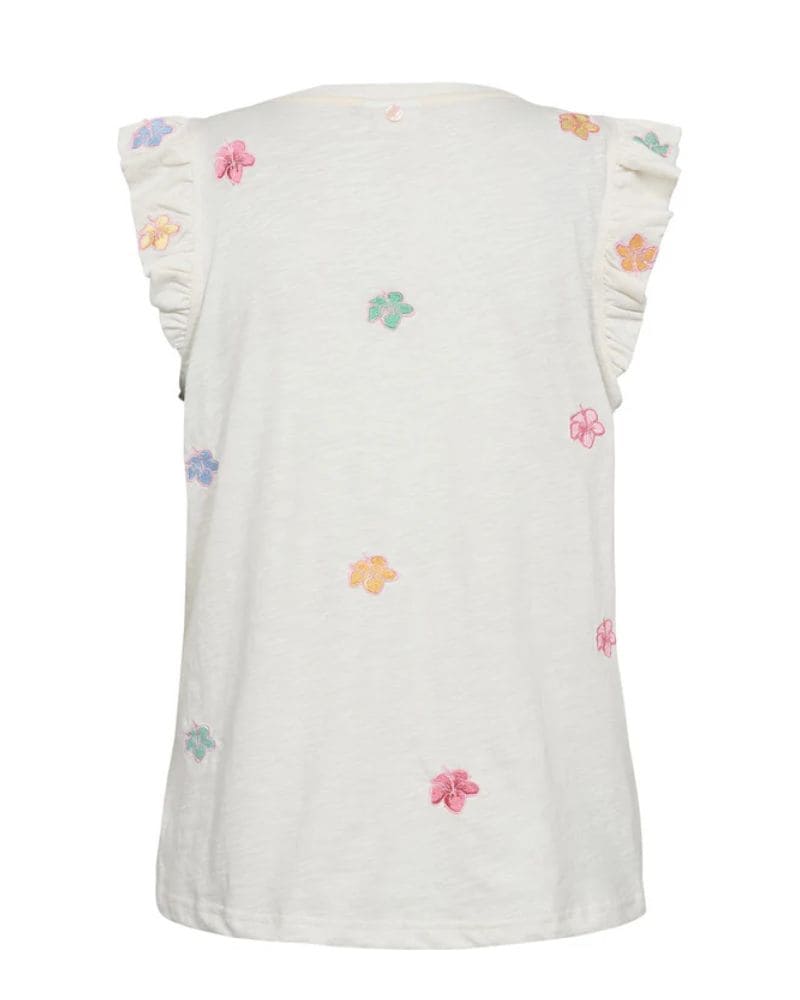 Numph - NUNESSA T-SHIRT - GOTS - Cloud Dancer