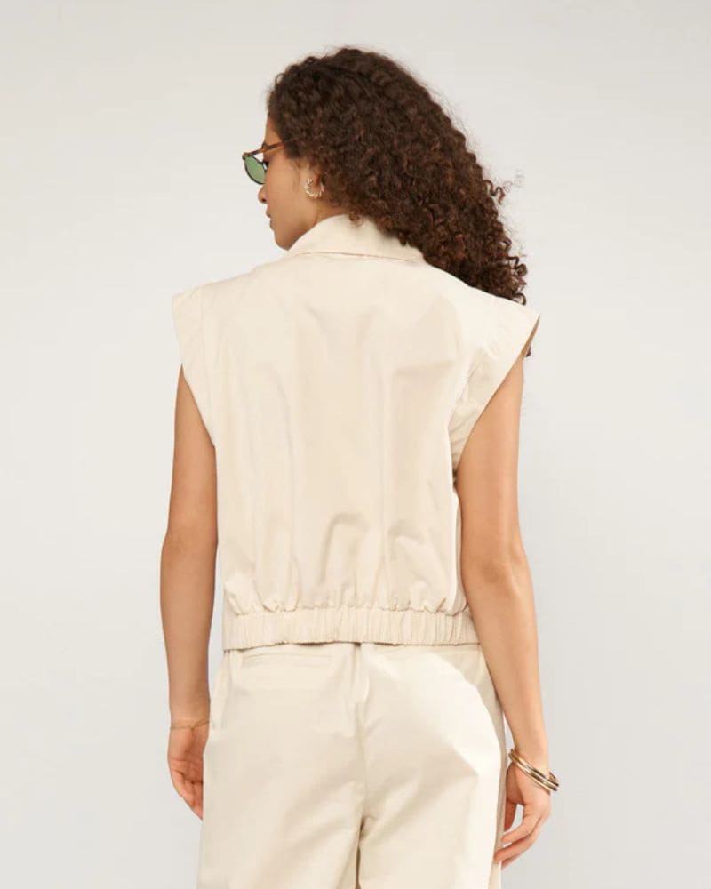 Numph - NUSUNNA VEST - Whitecap Gray