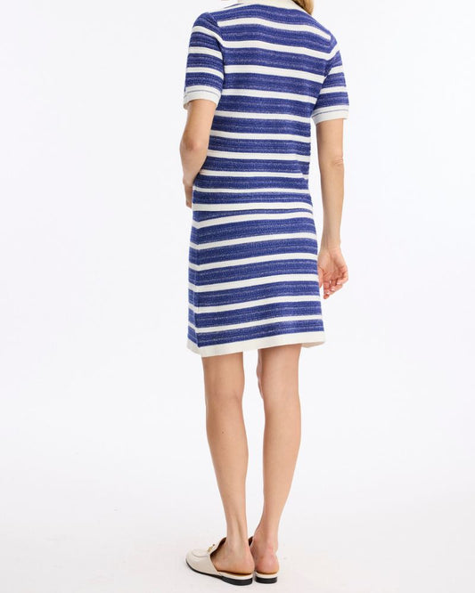 Leo & Ugo Polo Style Stripe top OE483