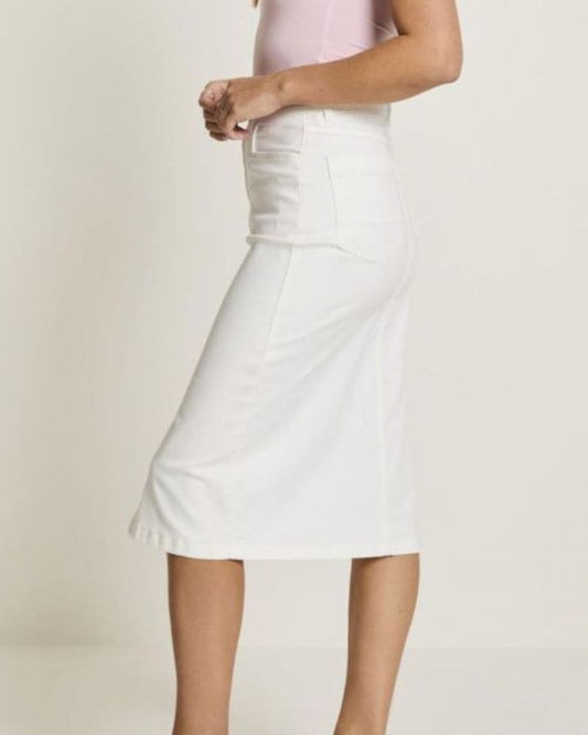 Para Mi July Skirt White