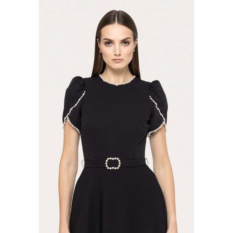 Nissa - RC15832 Cocktail Dress Black