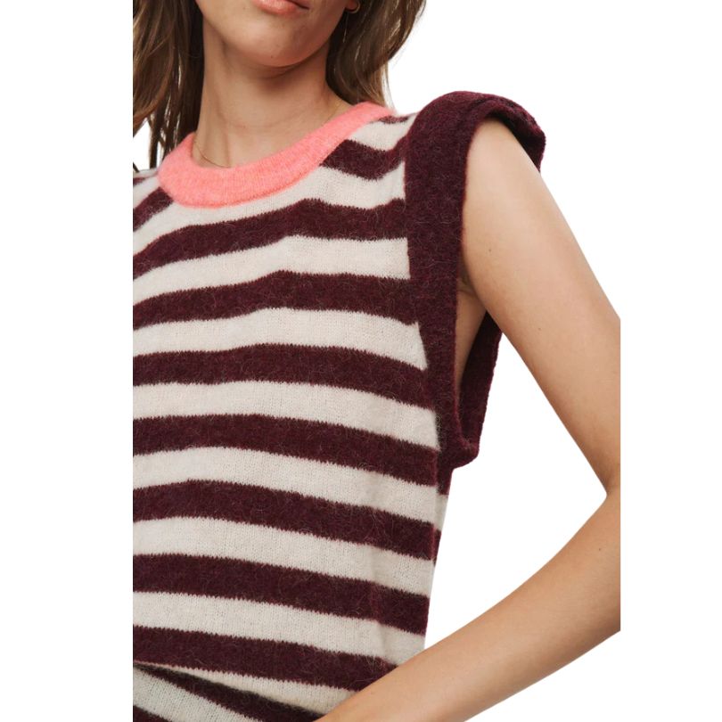 Numph - NUCIARA RIETTE STRIPE VEST - Winetasting