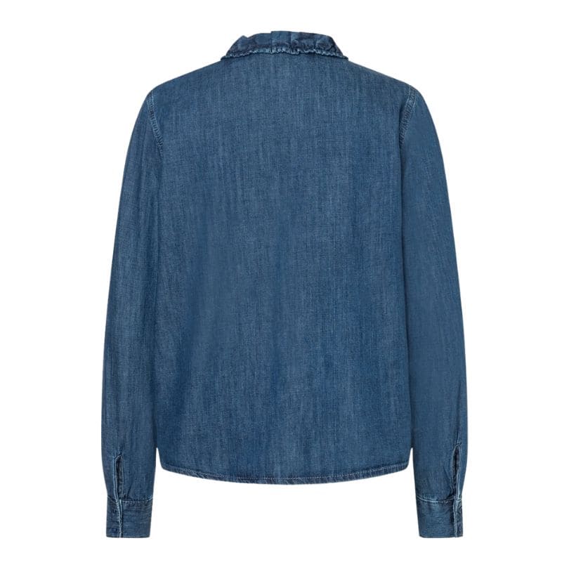 More & More - Light Denim Blouse 0962 Blue Denim