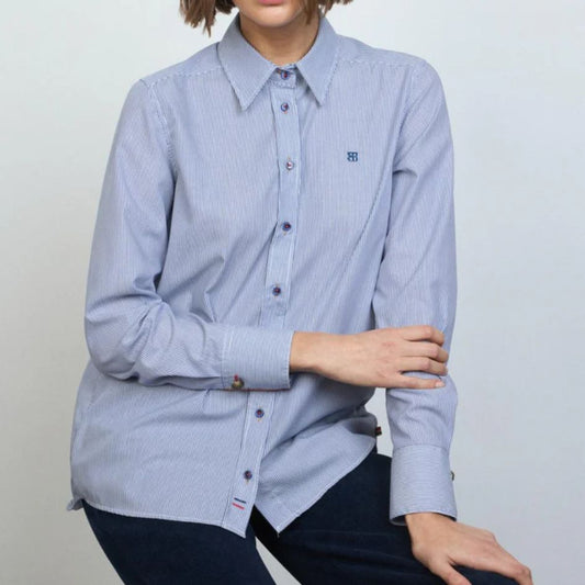 Bariloche Caesada Blue Stripe Shirt