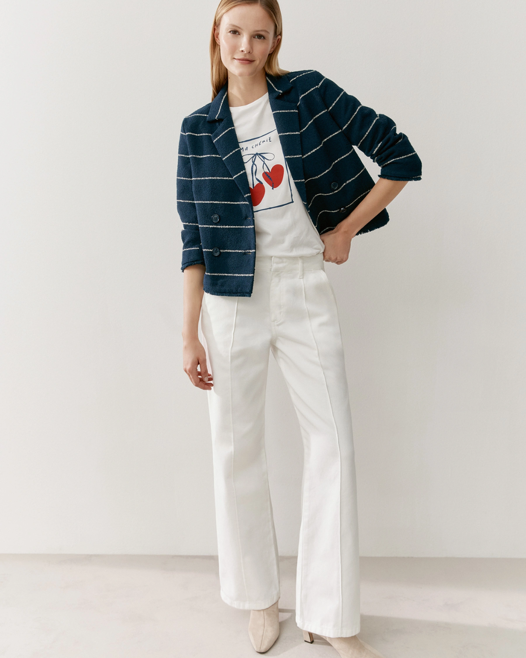 More & More - T-shirt with Cherry print