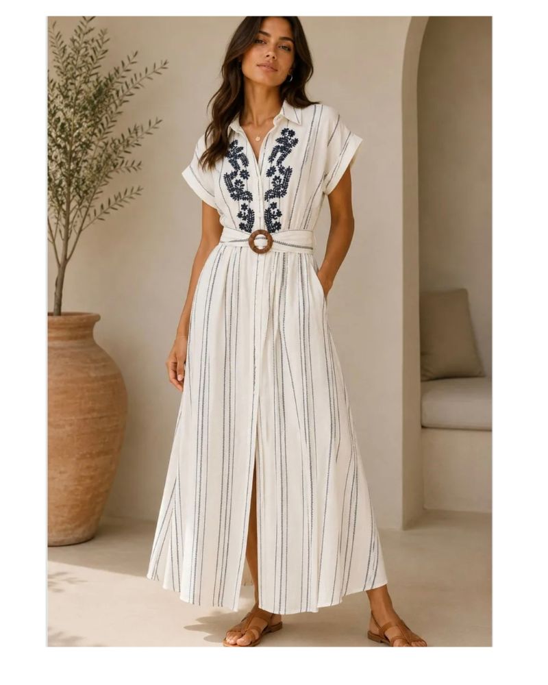 Vida Dress White