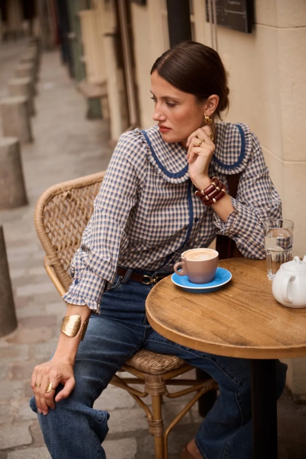 Marceau Checkered Blouse