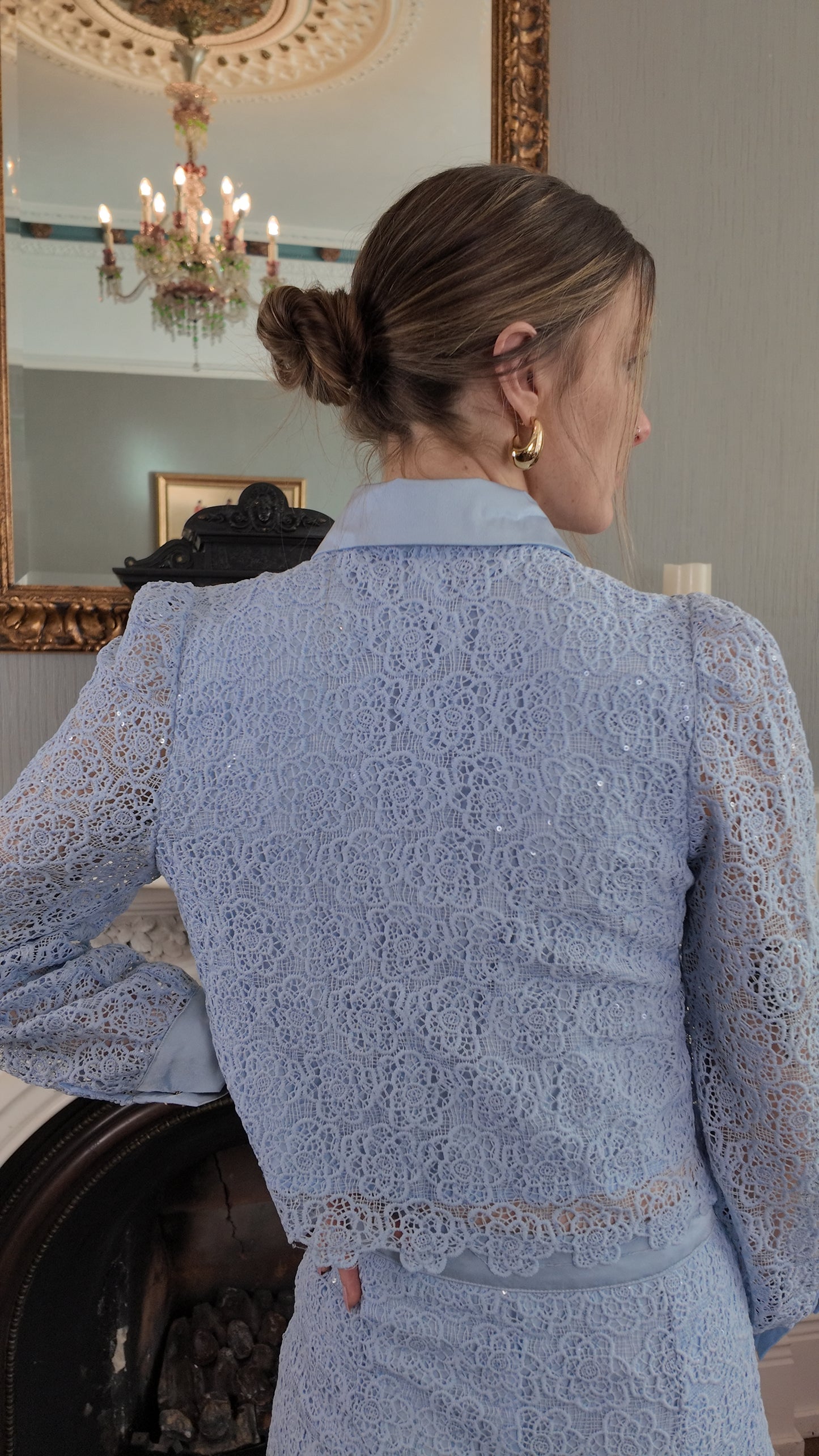 Emer Lace Midi Skirt