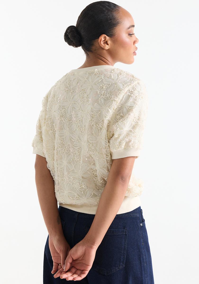 Jansen Amsterdam Blanche Top in cream