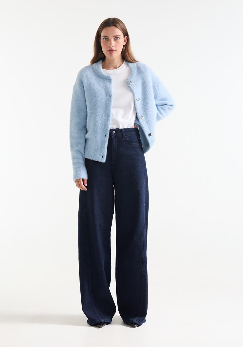 Jansen Amsterdam - Cole Cardigan - Light Blue