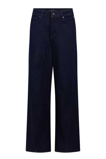 Jansen Amsterdam - Jane Jeans – Dark Blue Wide-Leg Denim