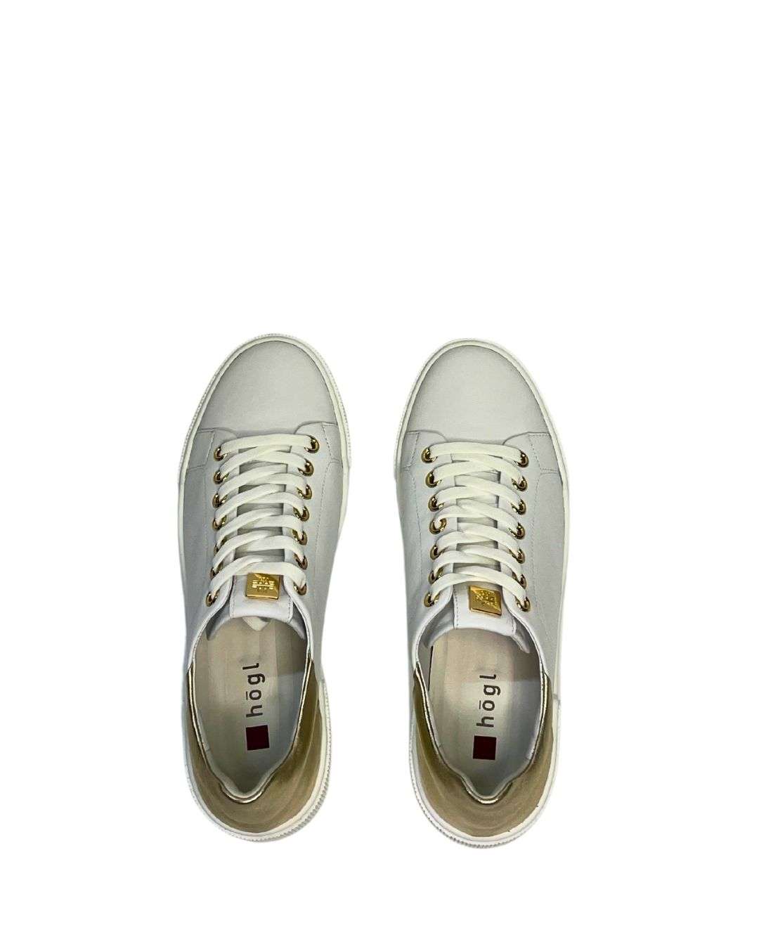 Hogl 0-103601 White/Platin Trainers