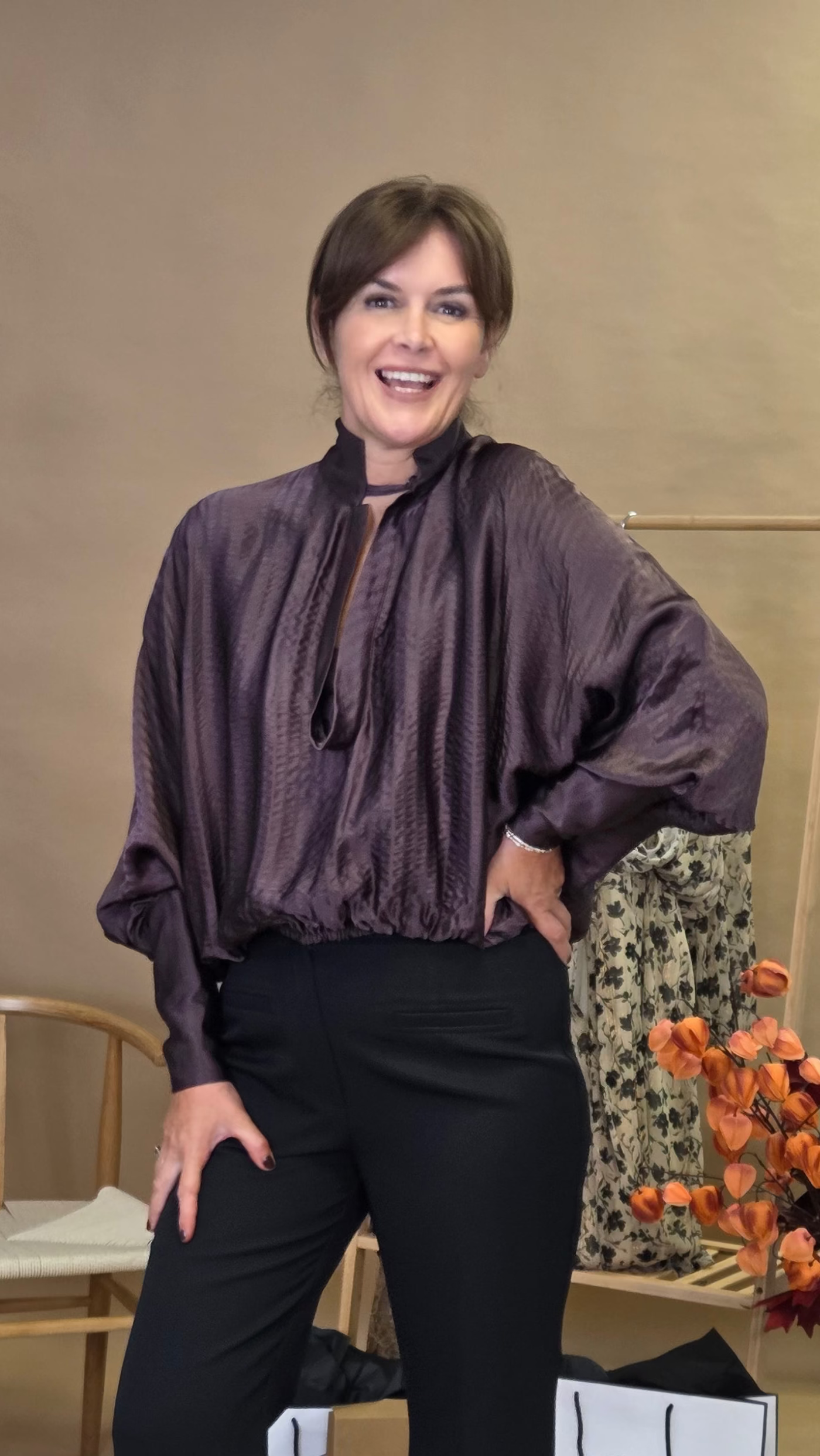 Kameya Kalpso Blouse - Brown