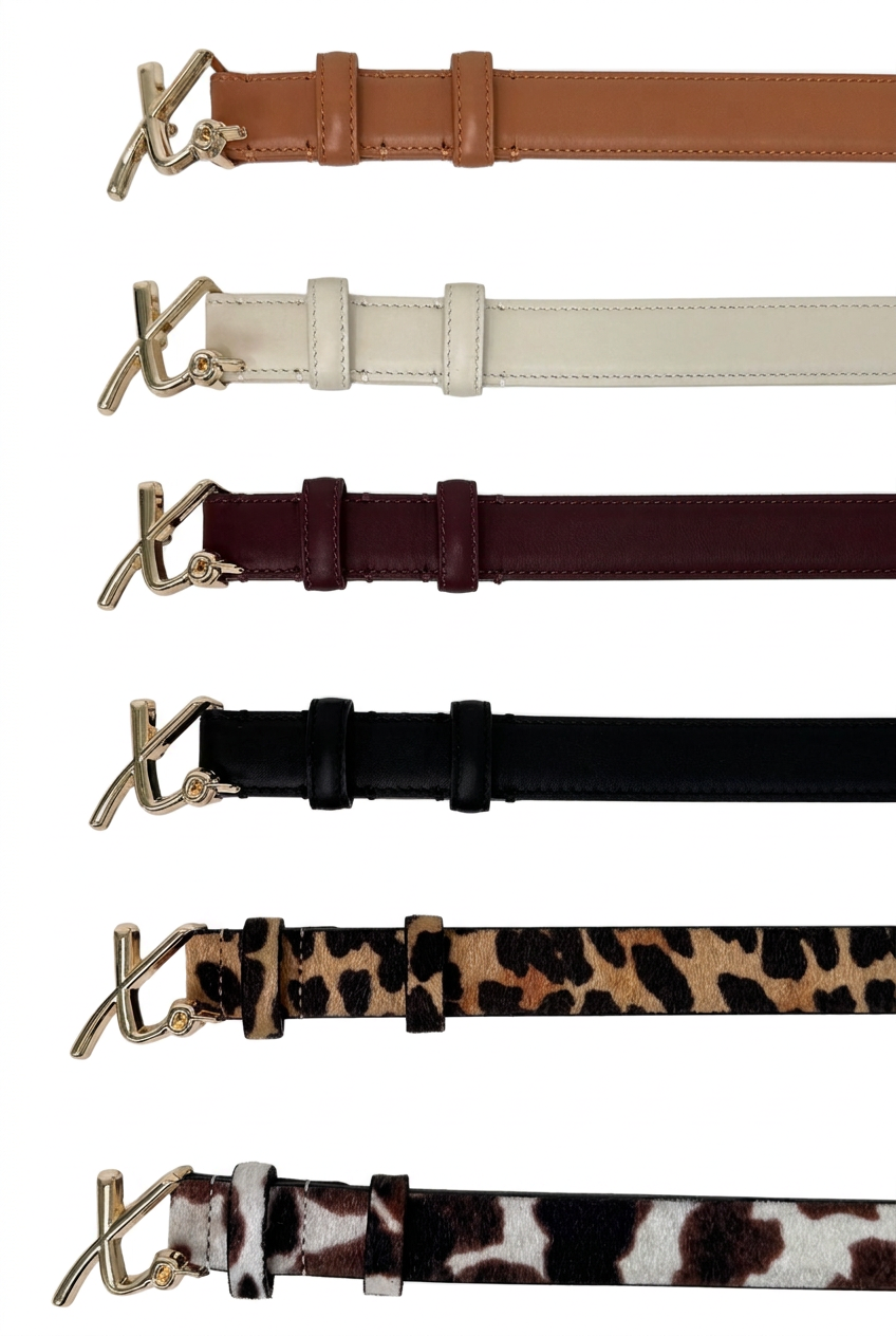 Love Laura Belt in Cow Print