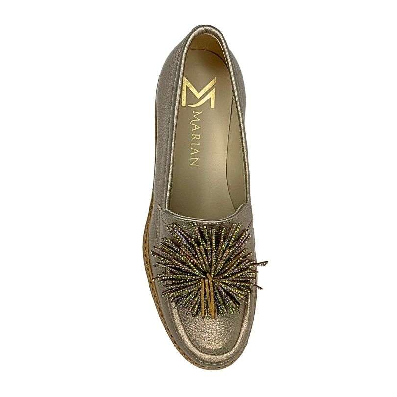 Marian - 9203 V25 - Nacre Oro - Gold Loafer