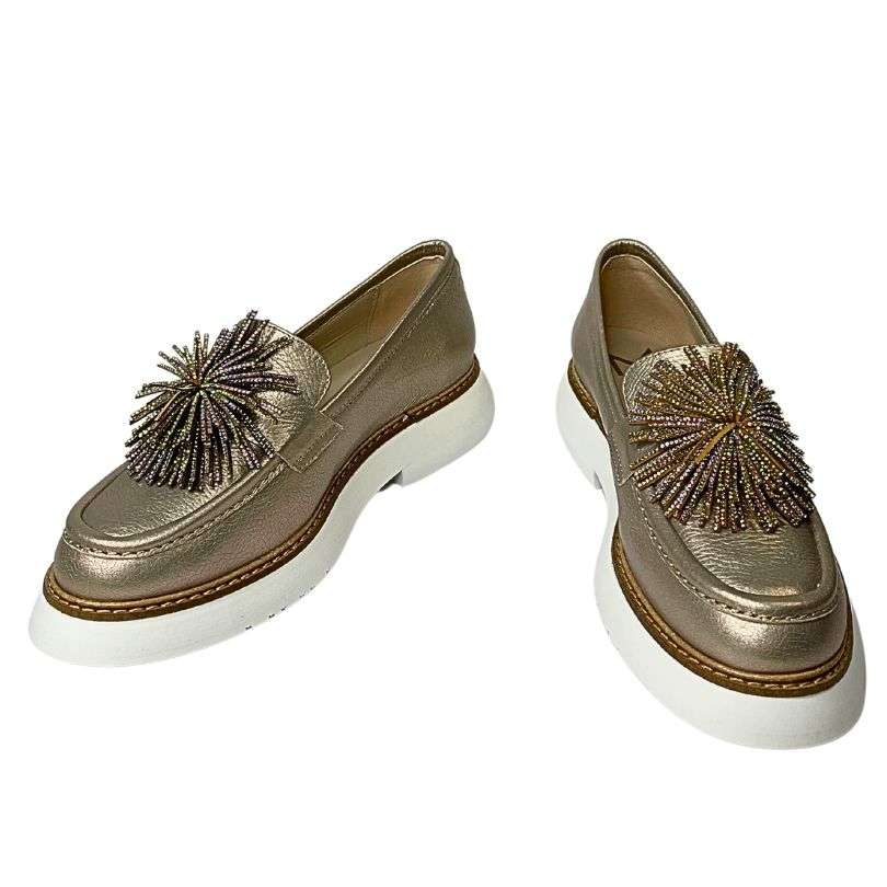 Marian - 9203 V25 - Nacre Oro - Gold Loafer