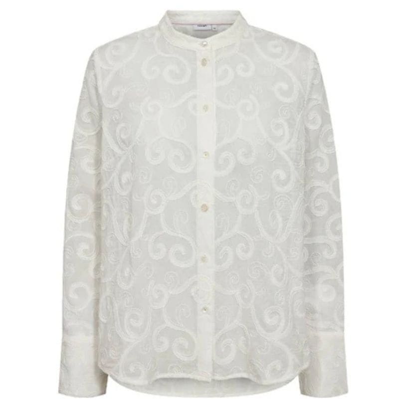 NUMPH - NUTULKA SHIRT - BRIGHT WHITE