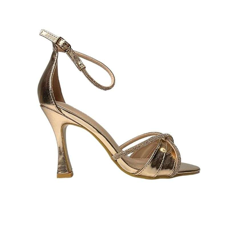 H8-717 Jade Champagne Heels