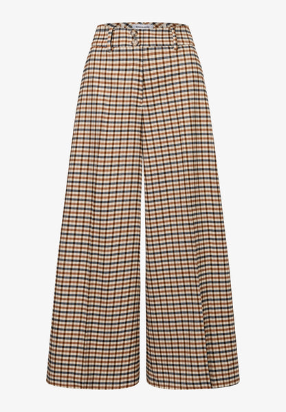 More & More Check Culotte - Heritage Check