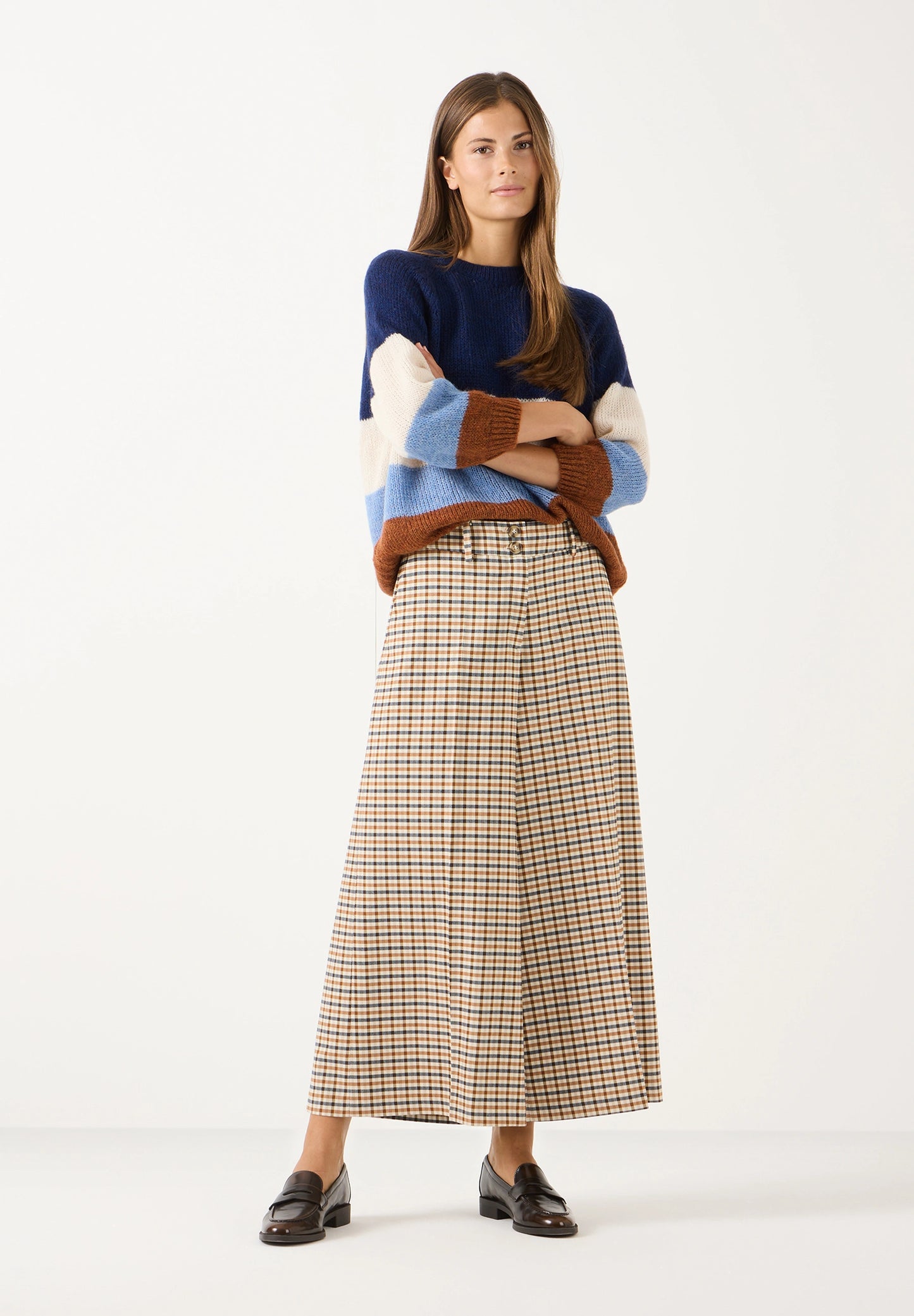 More & More Check Culotte - Heritage Check