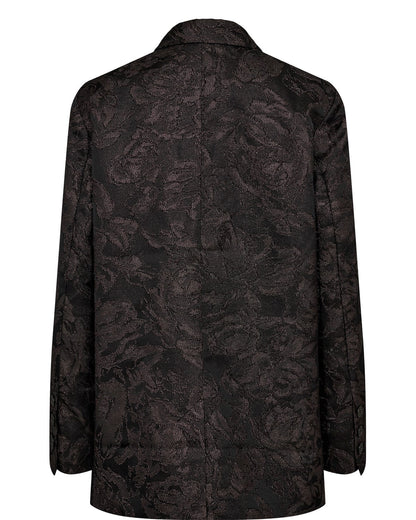 Numph Nulika Suit Blazer in Black Coffee