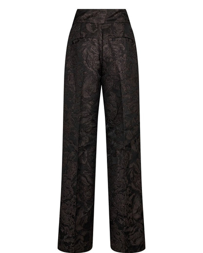 Numph Nulika Suit Pants in Black Coffee