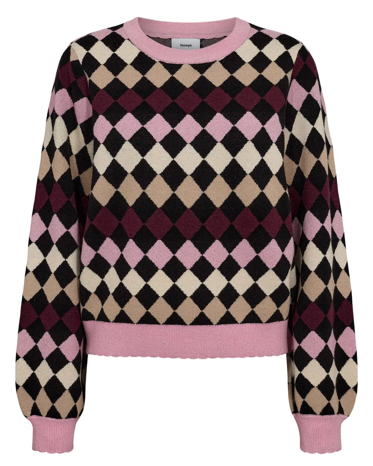 Numph Nulina Pullover in Caviar