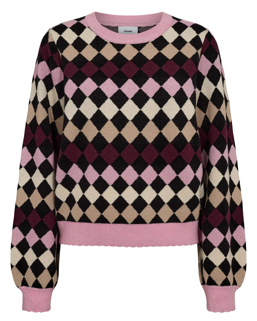 Numph Nulina Pullover in Caviar