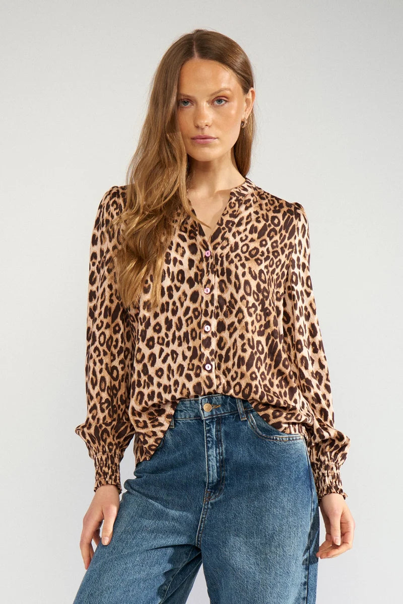 Numph Nulorena Shirt in Tiger's Eye