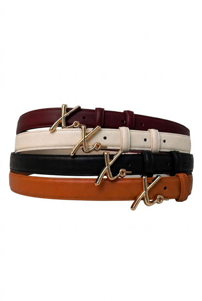 Love Laura Belt in Burgundy