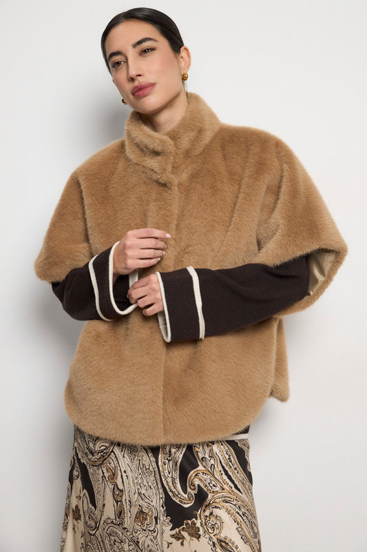 Bariloche Aris Camel Cape Coat