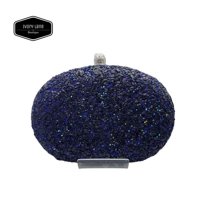 Lyra Clutch in Navy
