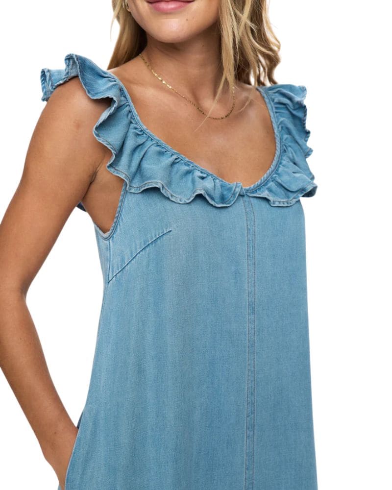 Numph - NUELIDA DRESS - Light Blue Denim
