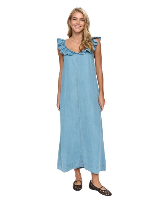 Numph - NUELIDA DRESS - Light Blue Denim