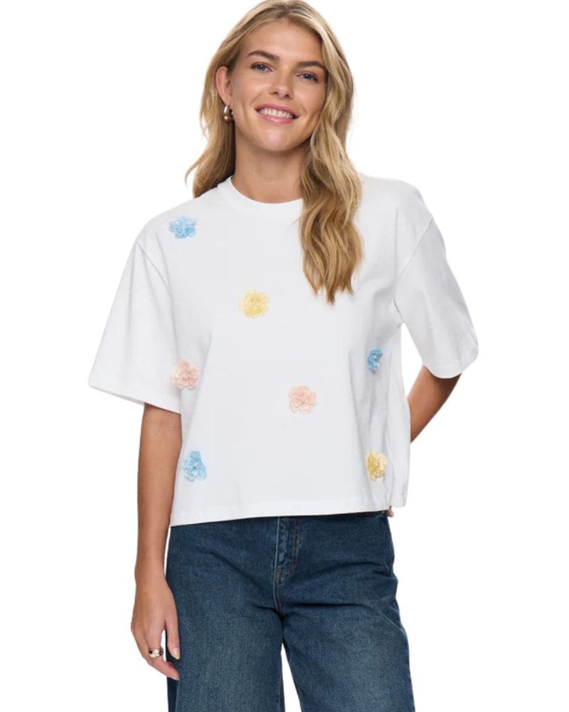 Numph - NUFLEURA LONG T-SHIRT - Skyway