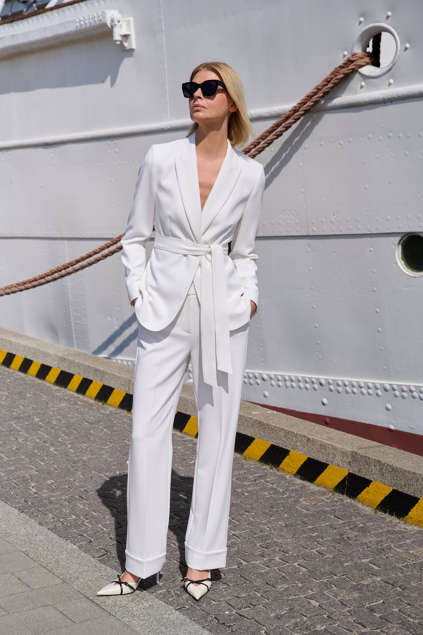 Feria White Trousers