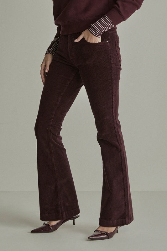 Para Mi  Jade  Vintage Corduroy IN Burgundy