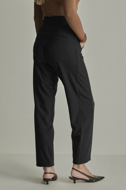 Para Mi Coco Crepe Black Trousers