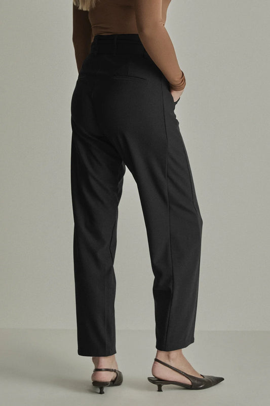 Para Mi Coco Crepe Black Trousers